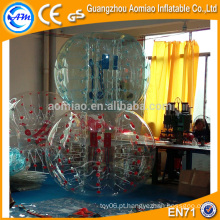 Personalizado bolha de bolha de pontos de cor, bolha de futebol / bolha de PVC / TPU bola